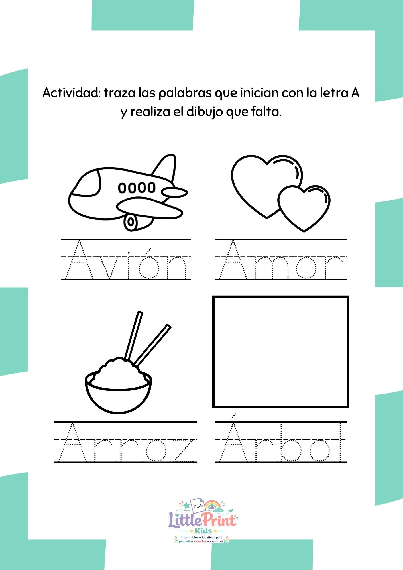 Página de muestra del currículo preescolar