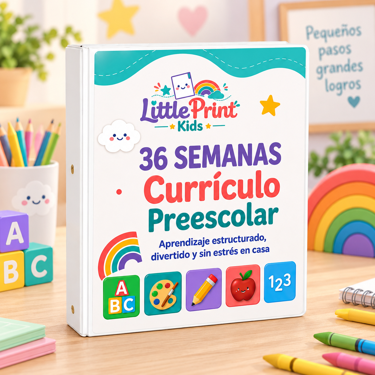 Carpeta del currículo preescolar LittlePrint Kids