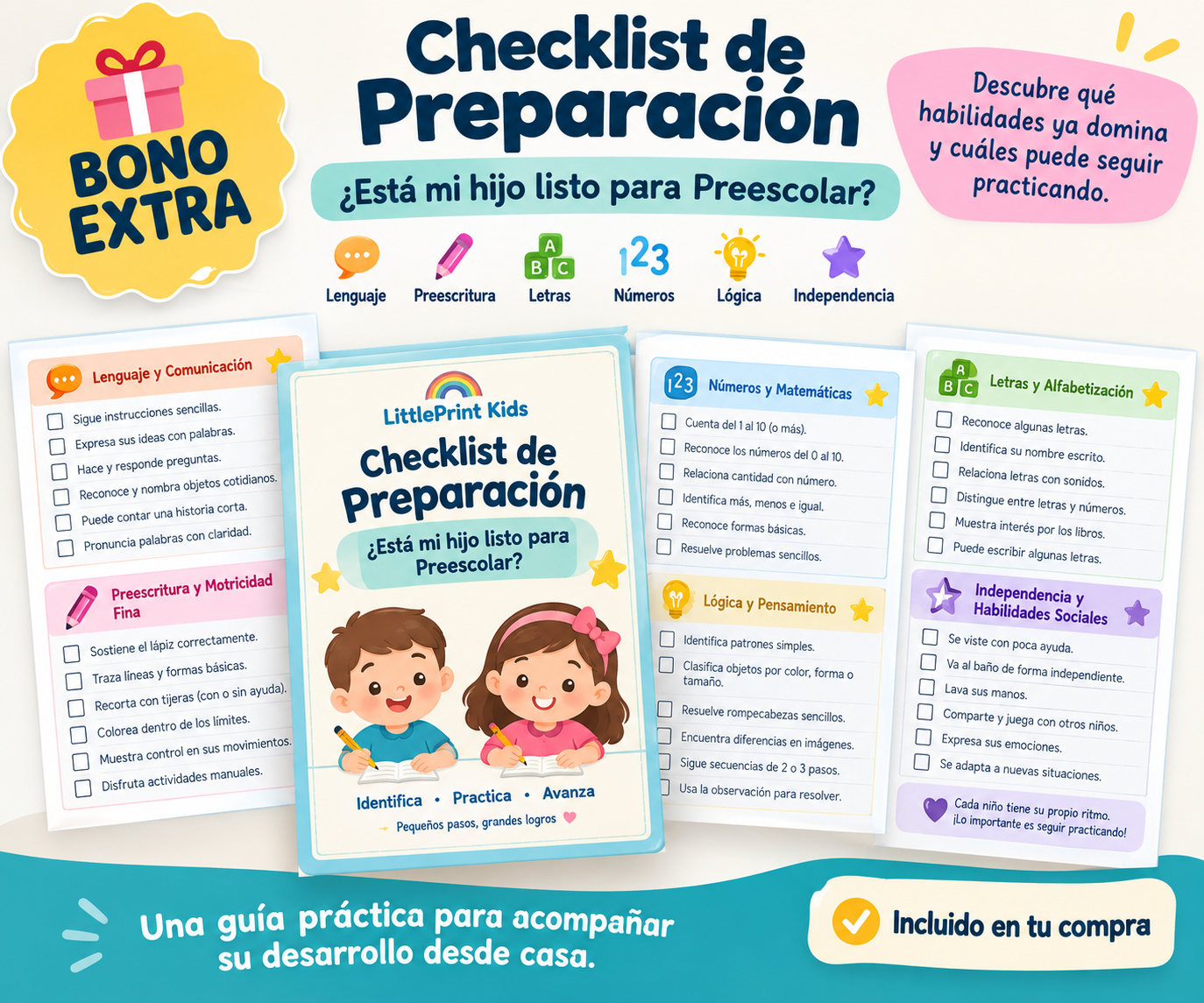 Checklist de Preparación - ¿Está mi hijo listo para Preescolar?